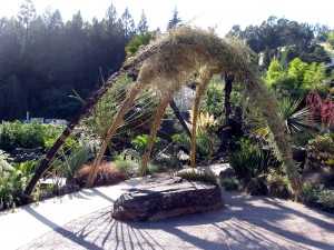 bamboo shade structure