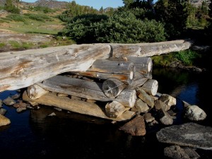 bridgeatthousand2 bridge at Thousand Island Lake