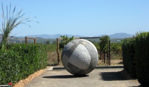 cornerstonebigstoneball Stone Sculpture by Edwin Hamilton