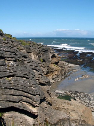 Limestone along the coast
